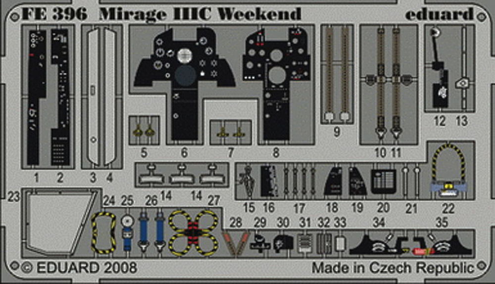 Mirage IIIC Weekend für Eduard Bausatz