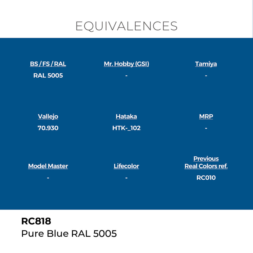 Real Colors: Pure Blue RAL 5005 17 ml.