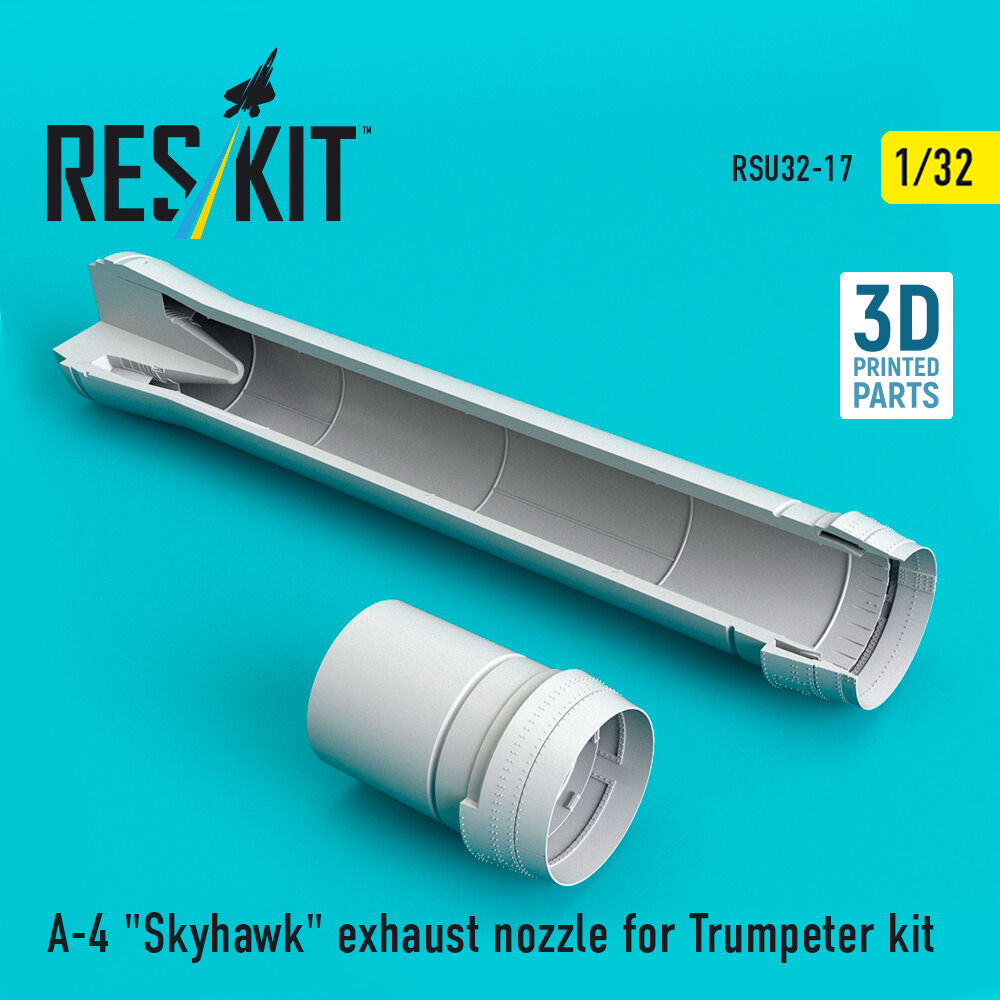 A-4 Skyhawk exhaust nozzle for Trumpeter kit (3D Printed)