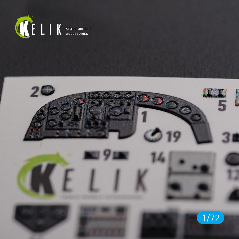 KI-21 interior 3D decals for ICM kit