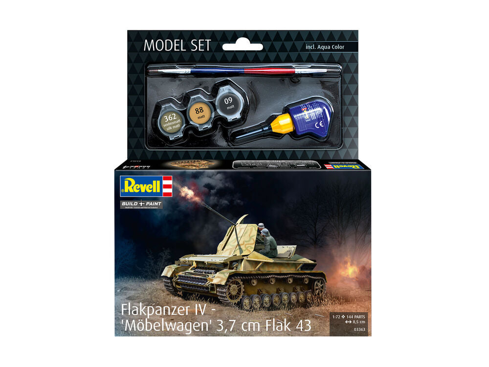 Model Set Flakpanzer IV Möbelwagen 3.7cm Flak