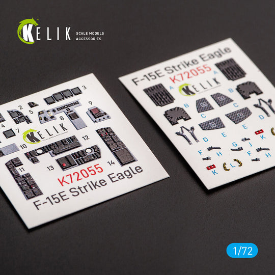 F-15E Strike Eagle - interior 3D decals for Revell kit