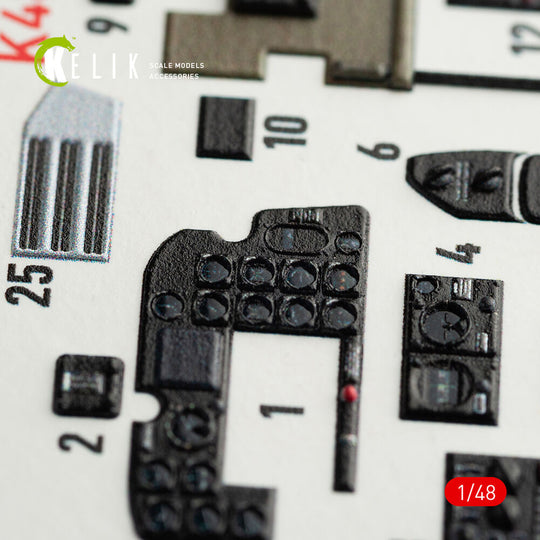 P-61B 'Black Widow' interior 3D decals for GWH kit