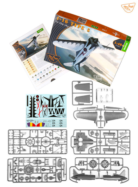 I-16 type 5 (in the sky of Spain late version)