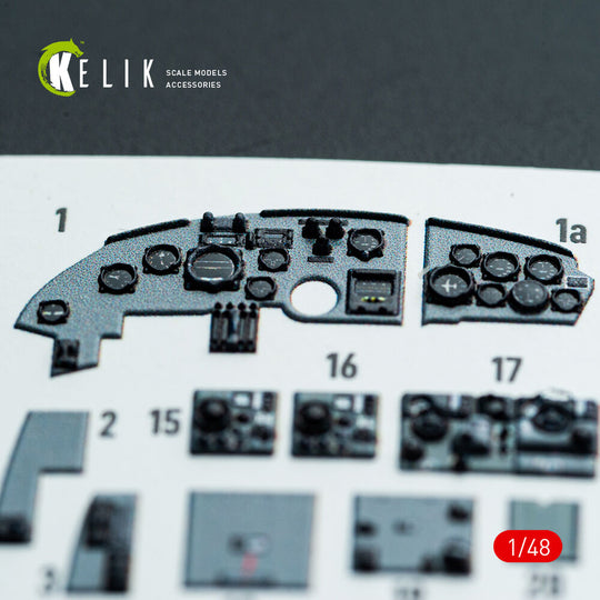 Do-217 N/J - interior 3D decals for ICM kit