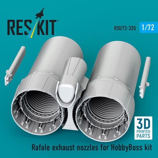 Rafale exhaust nozzles for HobbyBoss kit (3D Printed)