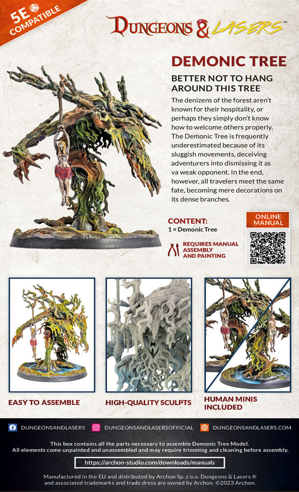 Dungeons & Lasers Miniatures: DEMONIC TREE