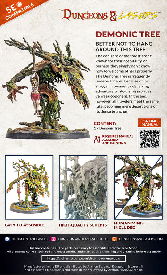 Dungeons & Lasers Miniatures: DEMONIC TREE