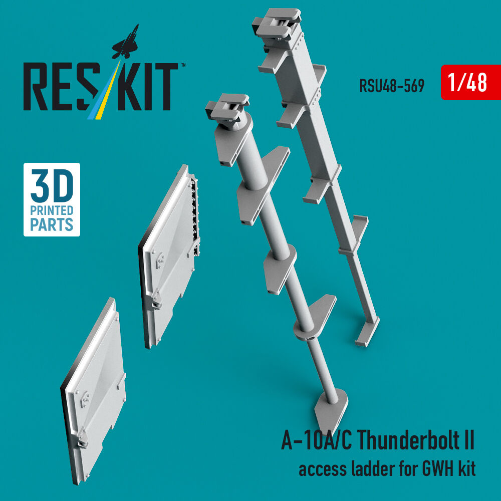 A-10A/C Thunderbolt II access ladder for GWH kit (3D Printed)