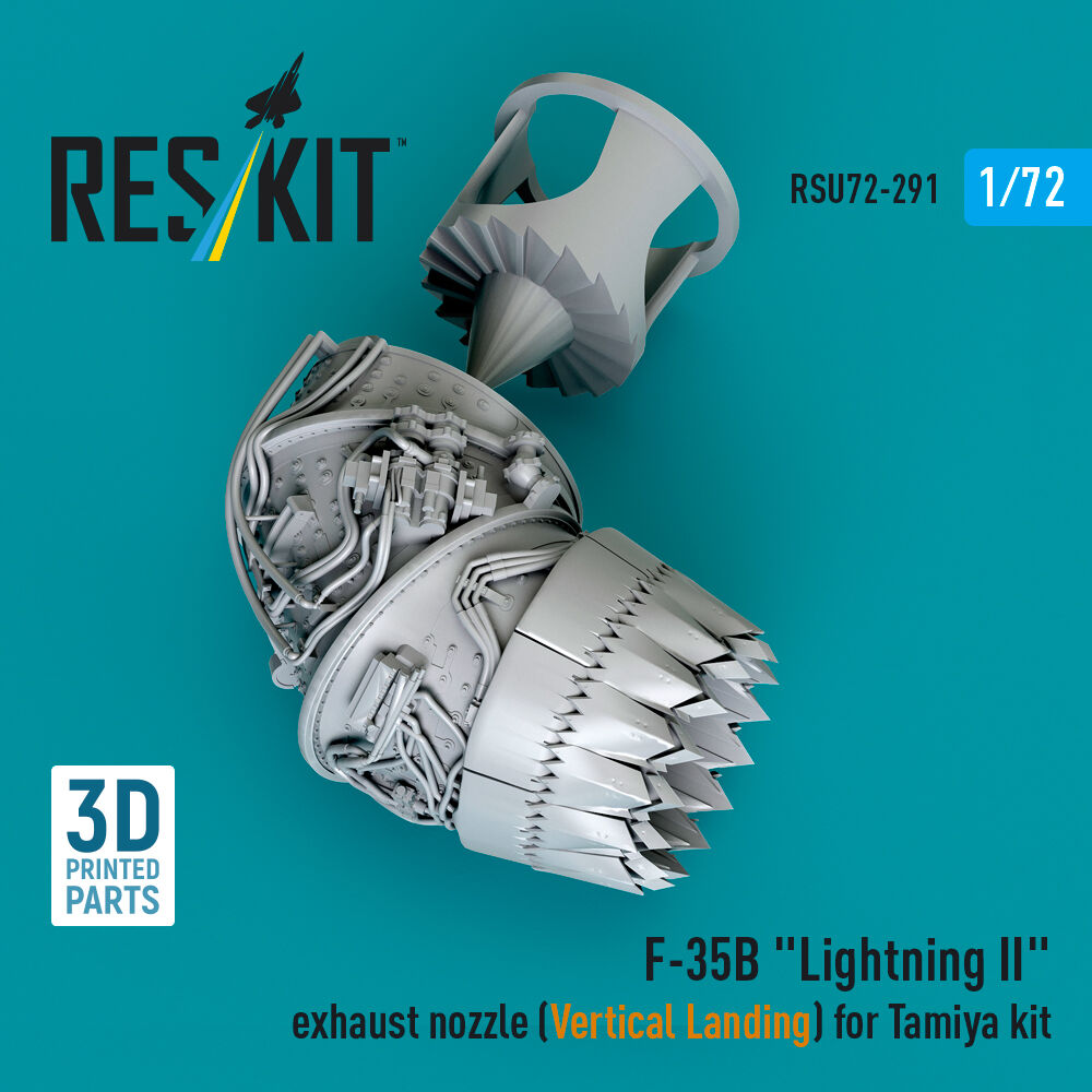 F-35B Lightning II exhaust nozzle (Vertical Landing) for Tamiya kit (3D printed)