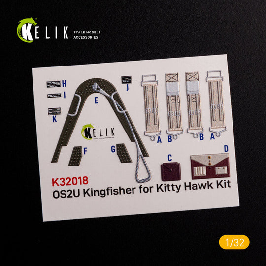 OS2U Kingfisher - Interior 3D Decal for Kitty Hawk/Zimi models kit
