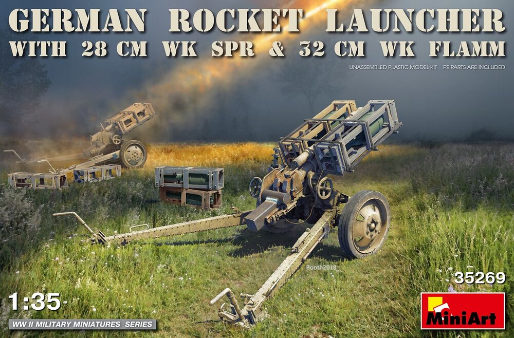 German Rocket Launcher w/28cmWK Spr&32cmWK Flamm