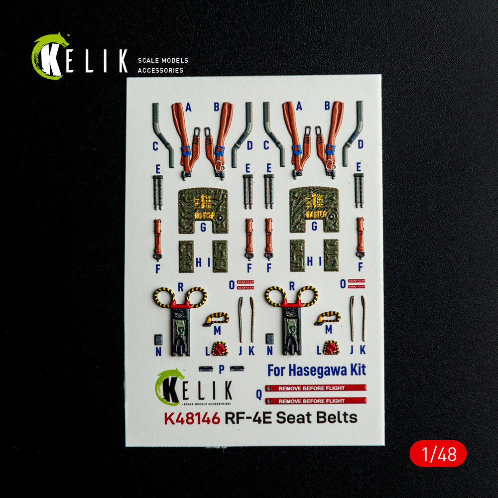 RF-4E - interior 3D decals for Hasegawa kit