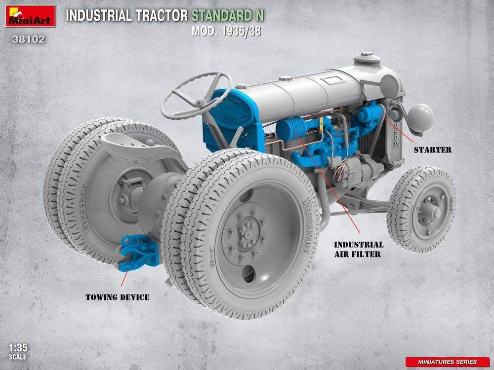 Industrial Tractor Standard N Mod. 1936/38