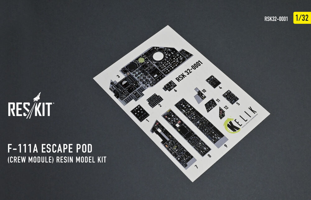 F-111A Escape Pod (Crew Module) resin model kit