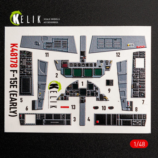 F-15E (Early) - interior 3D decals for Hasegawa