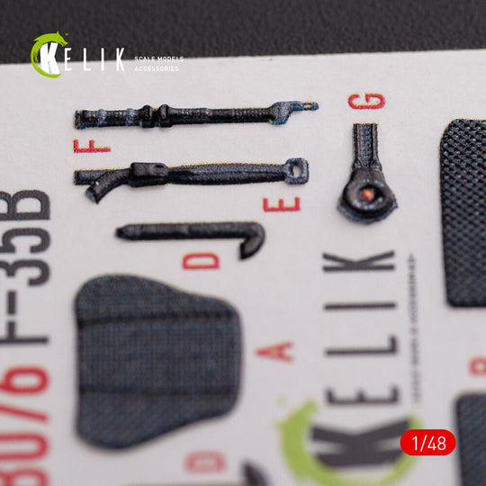 F-35B interior 3D decals for Tamiya kit
