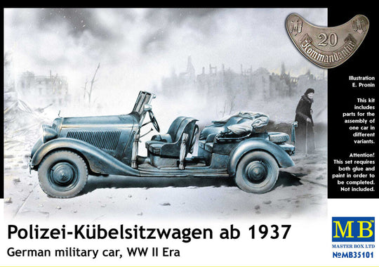 Polizei-Kubelsitzwagen ab 1937 mil. car