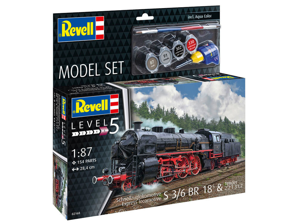 Model Set Schnellzuglokomotive S3/6 BR18mit Tender