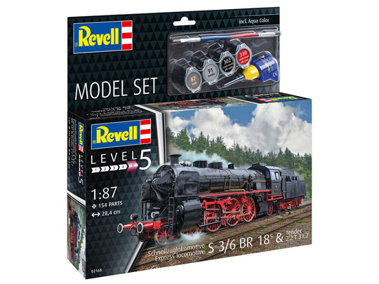 Model Set Schnellzuglokomotive S3/6 BR18mit Tender