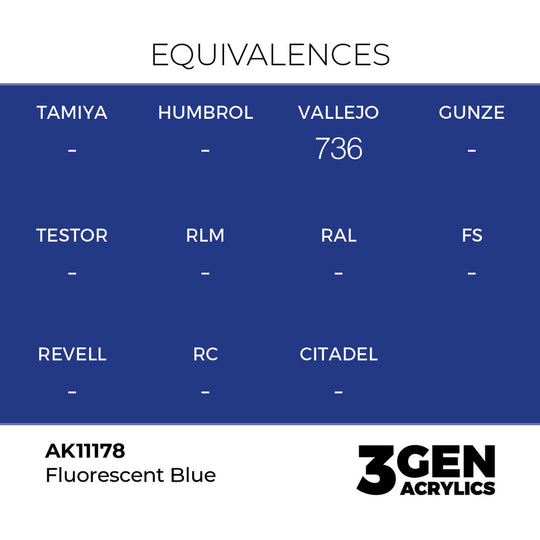 Fluorescent Blue 17ml