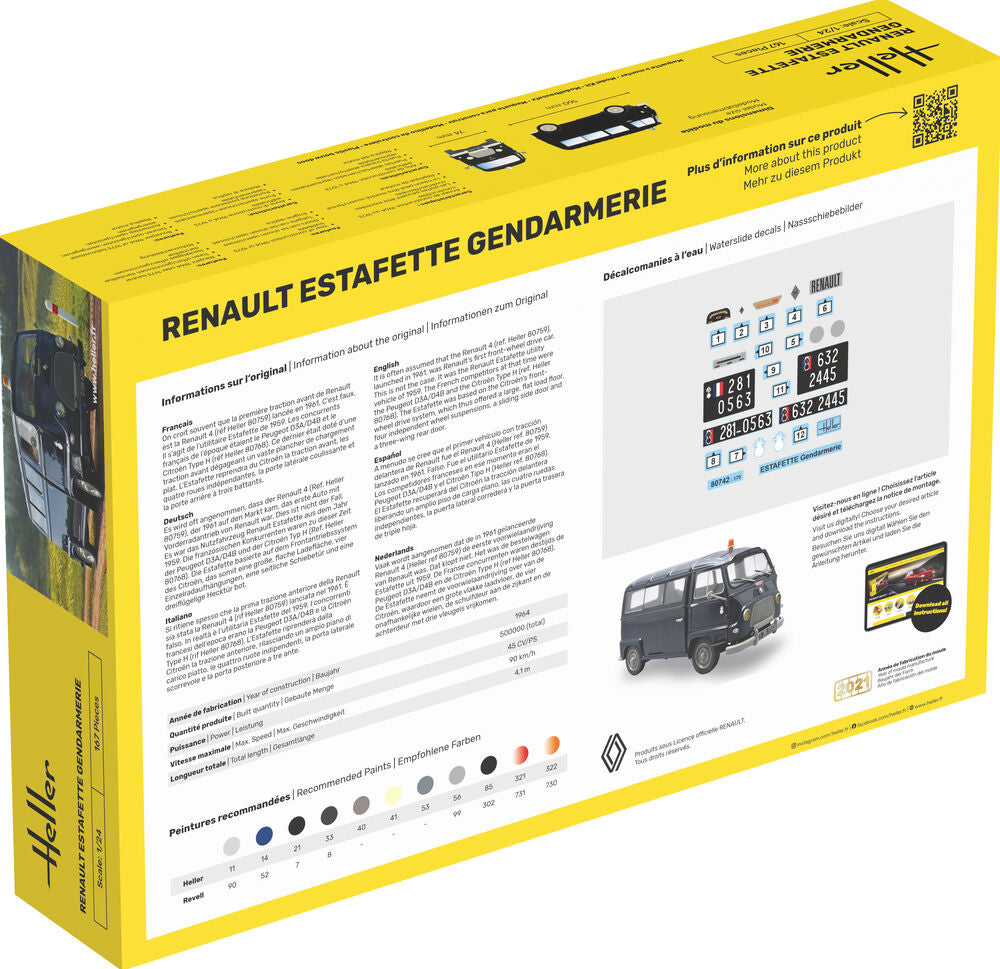 STARTER KIT Renault Estafette Gendarmerie