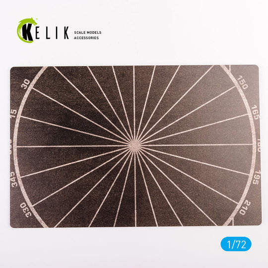 Compass calibration circle - Base - Acrylic 3 mm (280 x 180 mm) (170 g)