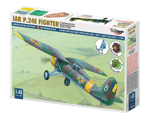 IAR P.24E FIGHTER The Royal Romanian Air Force mit Resin und Fotoätzteilen