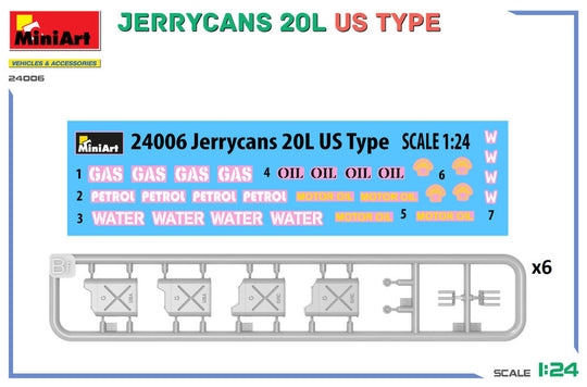 Jerrycans 20L US Type