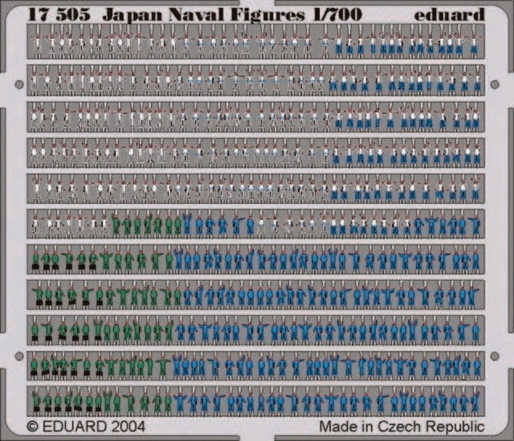 IJN Figuren bemalt Fotoätzsatz