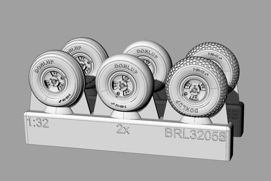 Spitfire 3 spoke wheels set (3 types of tires)