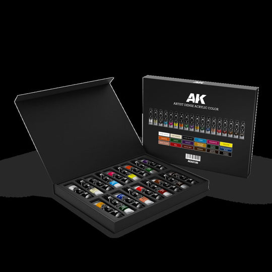 DELUXE EDITION BOX FULL RANGE ARTIST DENSE ACRYLIC COLOR