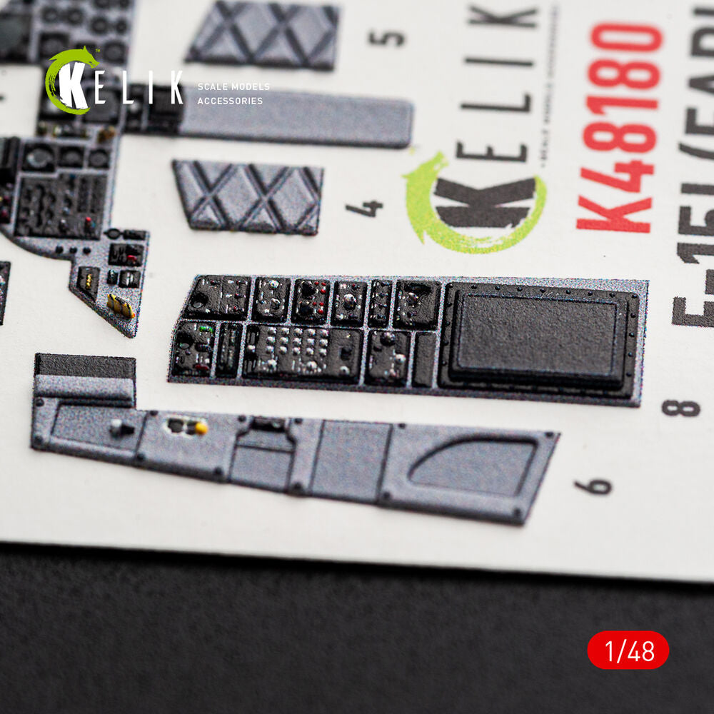 F-15J (Early) - interior 3D decals for Hasegawa