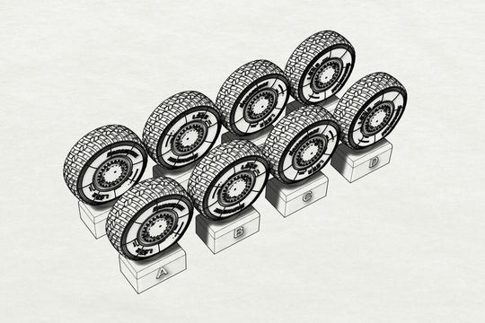 JGSDF Type 16 Wheels (Aoshima kit)