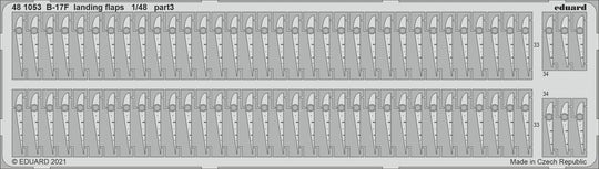 B-17F landing flaps 1/48 for HKM