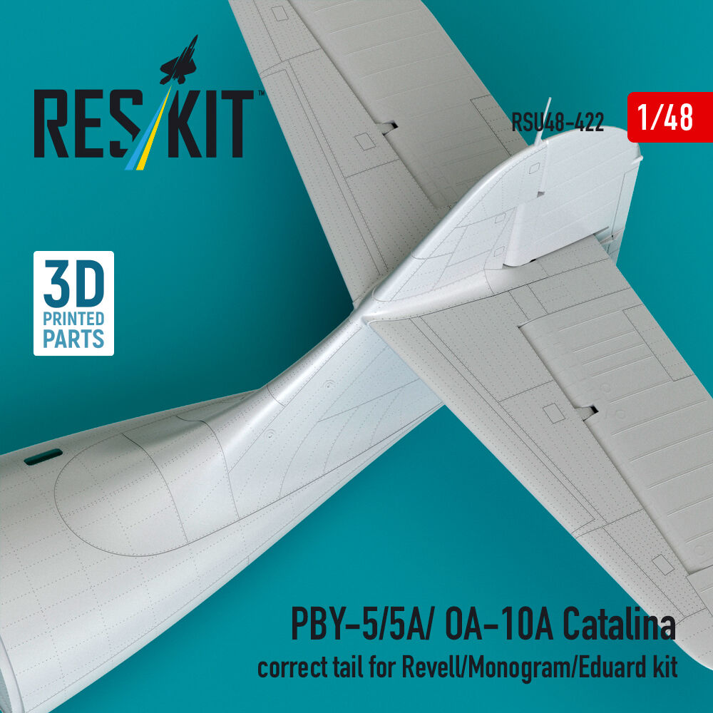 PBY-5/5A/OA-10A Catalina correct tail (3D Printed) for Revell / Monogram / Eduard