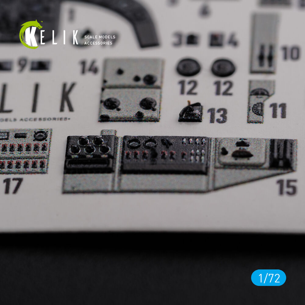 KI-21 interior 3D decals for ICM kit