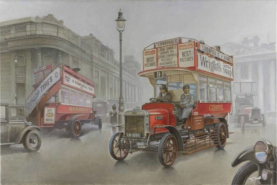 Type B Bus, LGOC, London, Early 1914