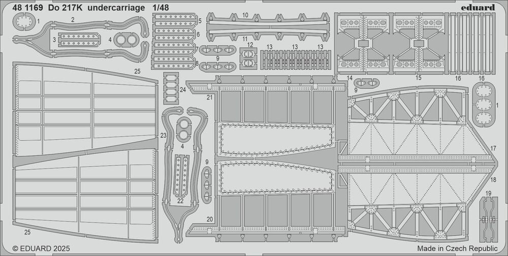 Do 217K undercarriage  ICM