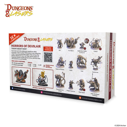 Dungeons & Lasers Miniatures: HORRORS OF DEUSLAIR
