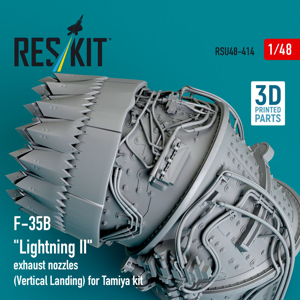 ?F-35B Lightning II exhaust nozzles (Vertical Landing) for Tamiya kit (3D printed)