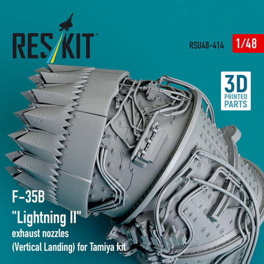?F-35B Lightning II exhaust nozzles (Vertical Landing) for Tamiya kit (3D printed)