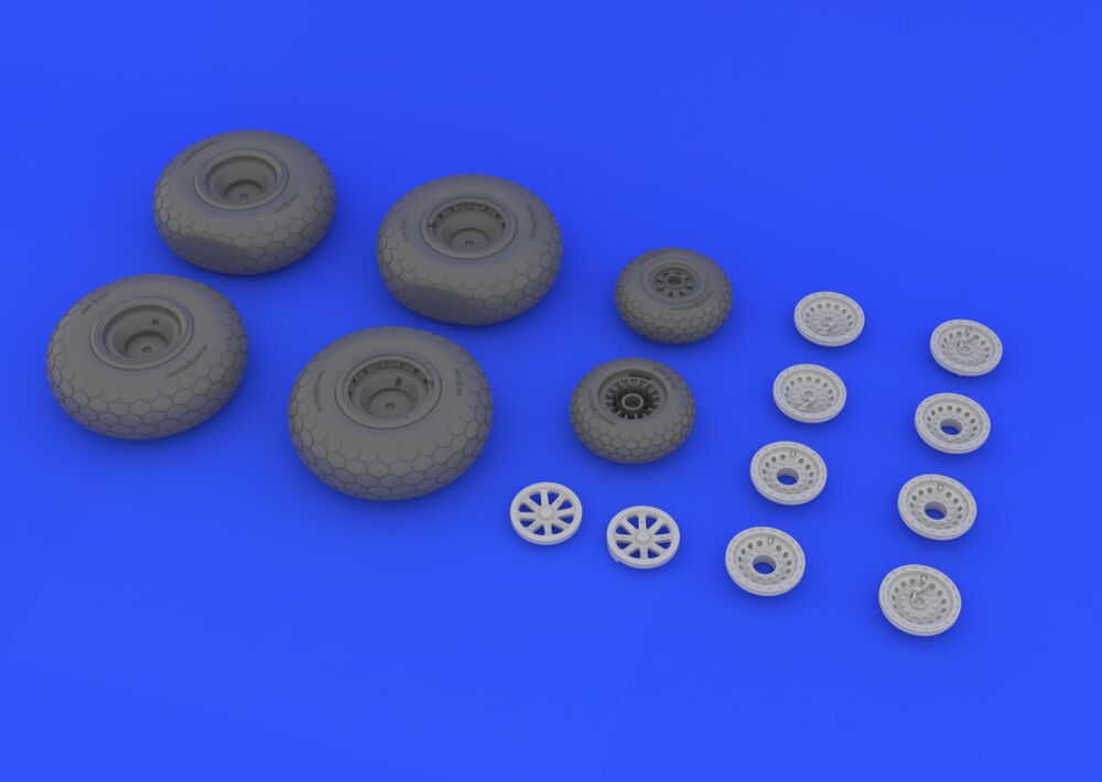 B-29 wheels for Revell