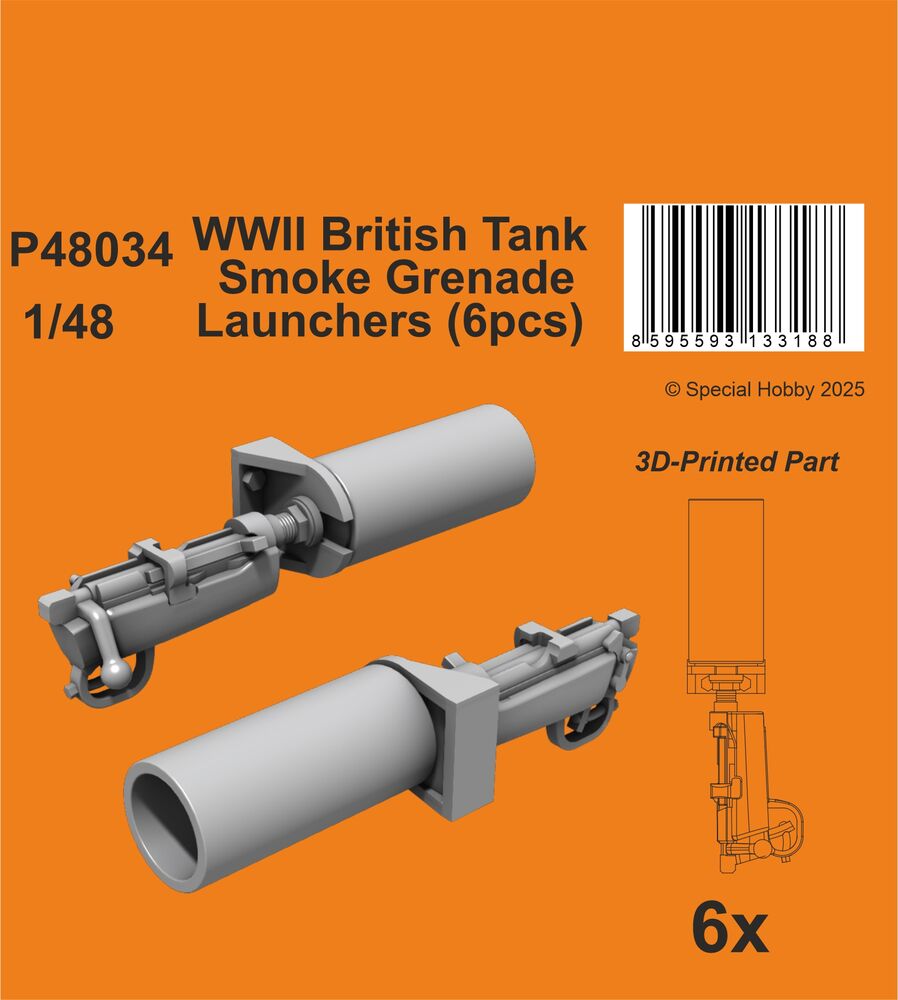 WWII British Tank Smoke Grenade Launchers
