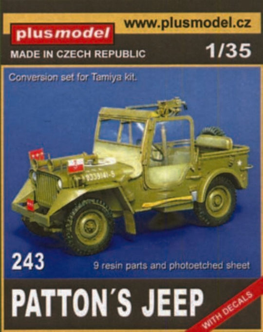 Patton's Jeep für Tamiya Bausatz