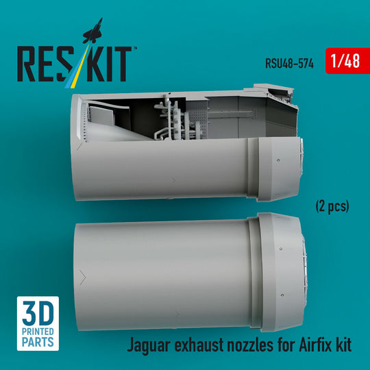 Jaguar exhaust nozzles for Airfix kit (3D Printed)