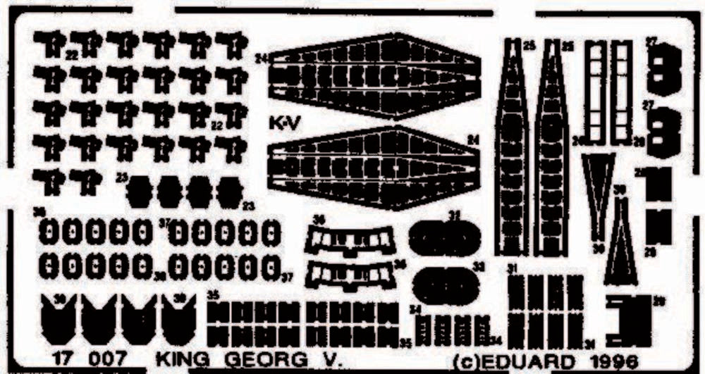HMS King George V. für Tamiya Bausatz 77525