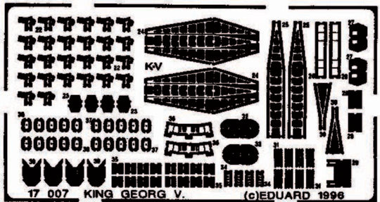 HMS King George V. für Tamiya Bausatz 77525