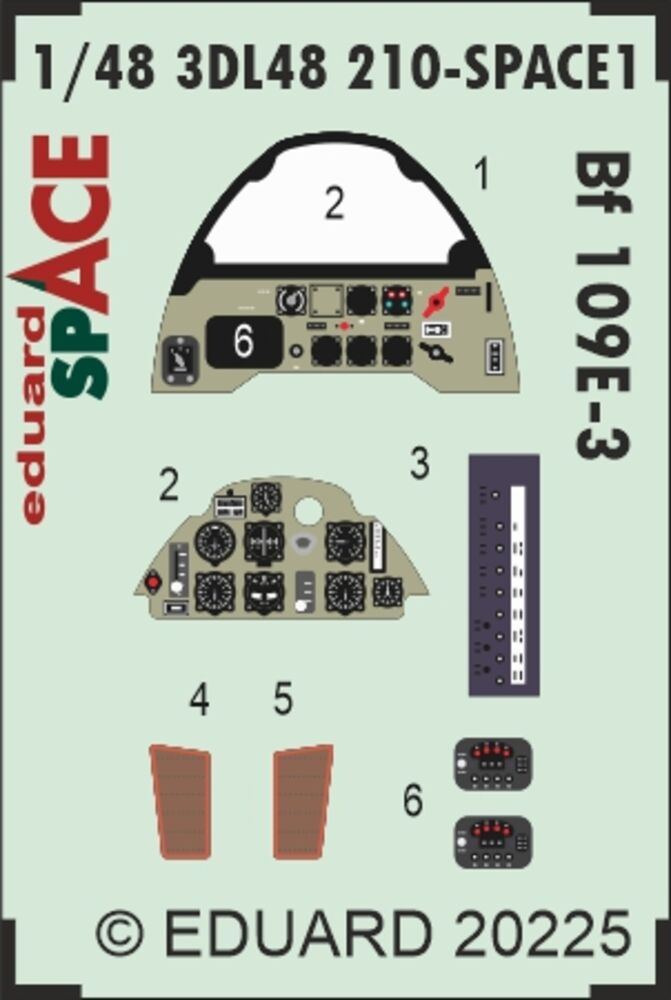Bf 109E-3 SPACE  HOBBY BOSS