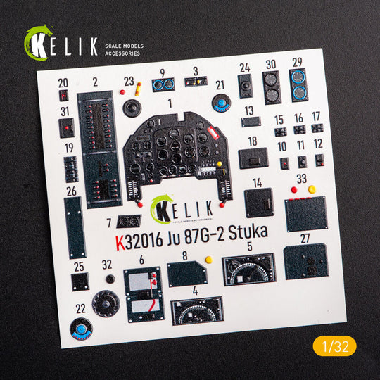 Junkers Ju 87 D/G Stuka - Interior 3D Decal for Trumpeter kit